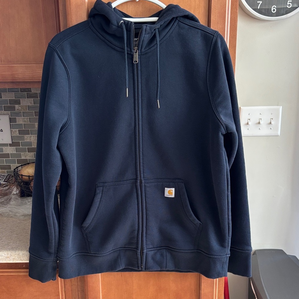 Carhartt Navy Full-Zip Hoodie